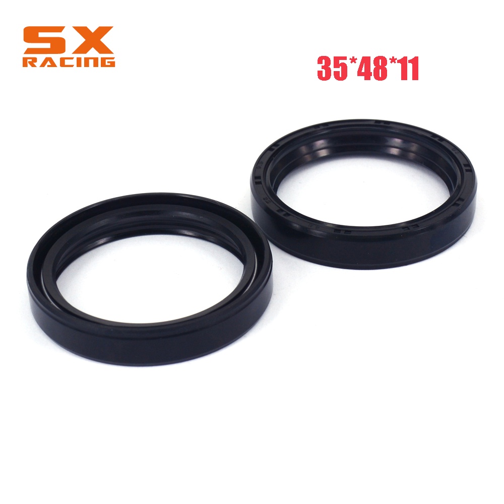 Refit 35 48 11 Motorcycle Front Fork Damper Oil Seal And Dust Cover For