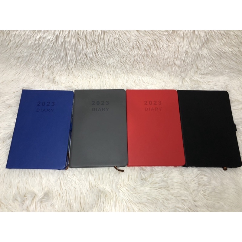 Personalized 2023 Planner Moleskin Leather Cover Notebook Shopee