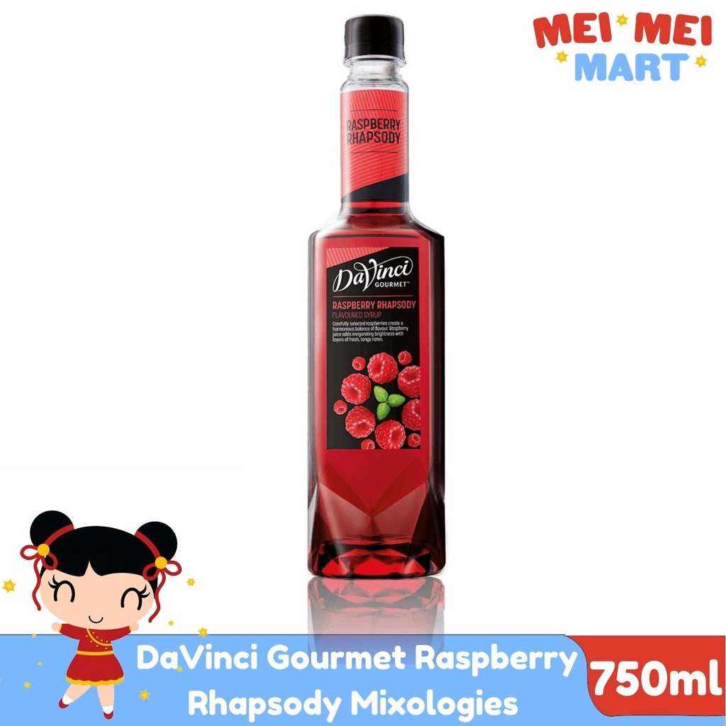 DaVinci Gourmet Raspberry Rhapsody Syrup 750ml | Shopee Philippines