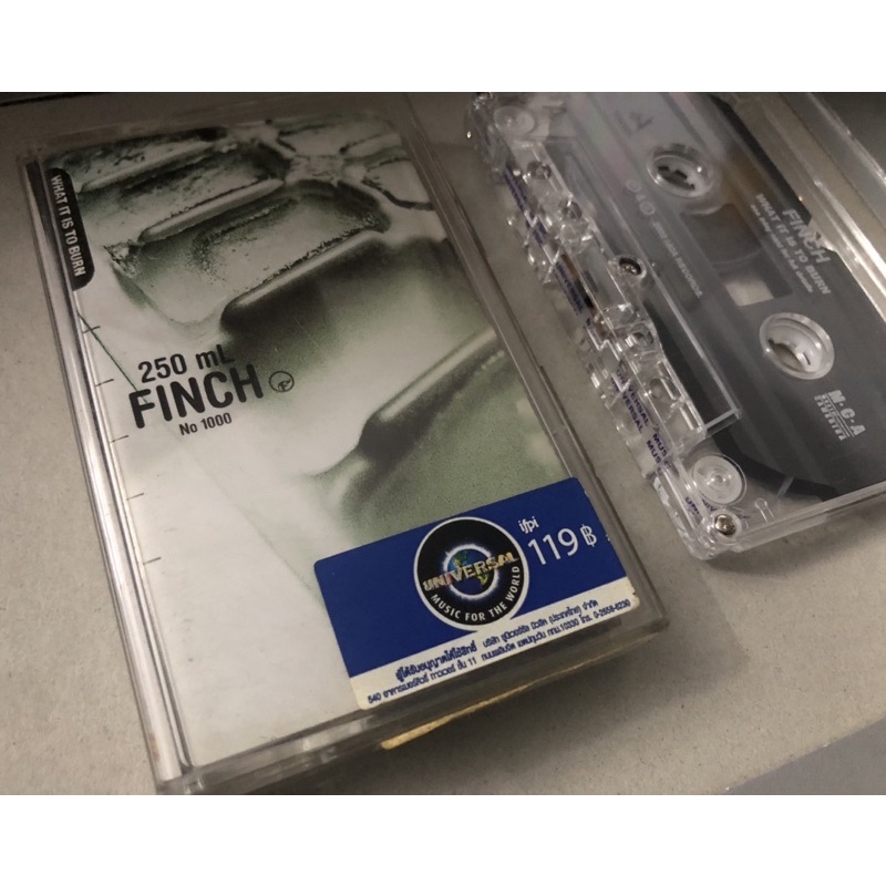 Real Cassette Tapes Universal Music FINCH Band Album WHAT IT IS TO BURN ...