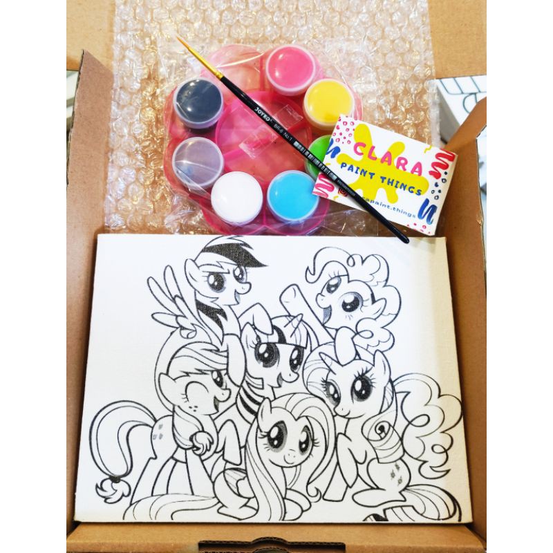 Little pony Painting kit | Shopee Philippines