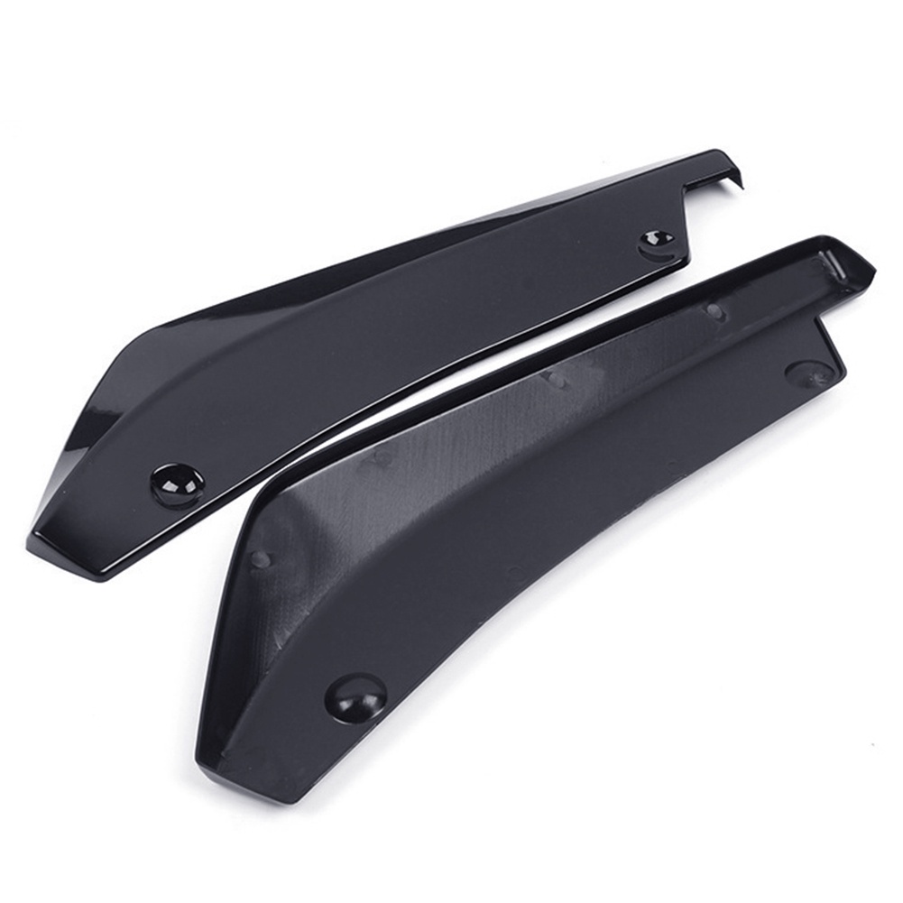 【Ready Stock】2Pcs Universal Car Rear Bumper Lip Diffuser Splitter ...