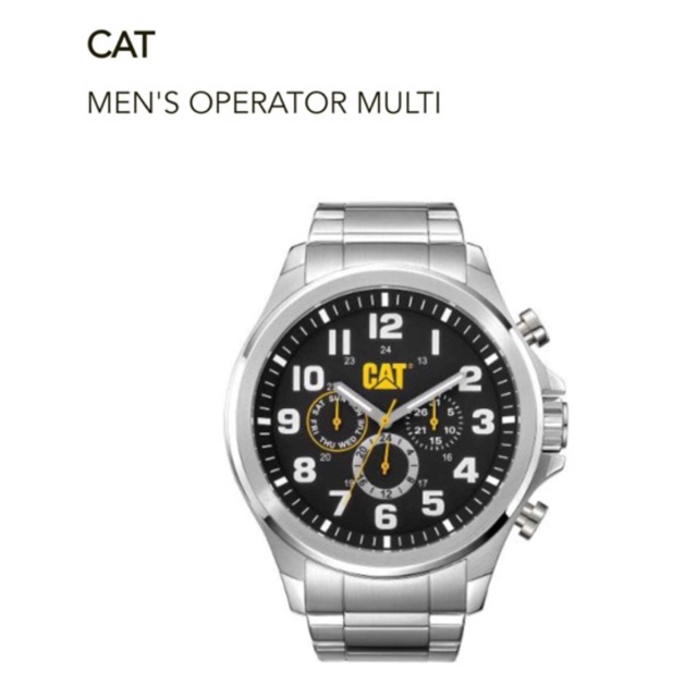 CAT CATERPILLAR Men s Operator Multi Watch Shopee Philippines