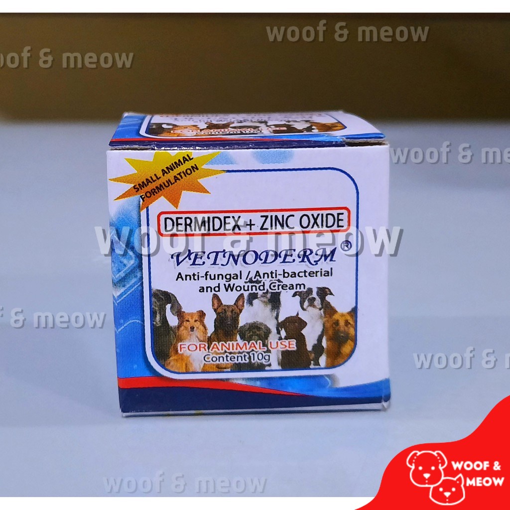 Vetnoderm Antifungal and Antibacterial 10g Pet Wound Cream For Dogs and