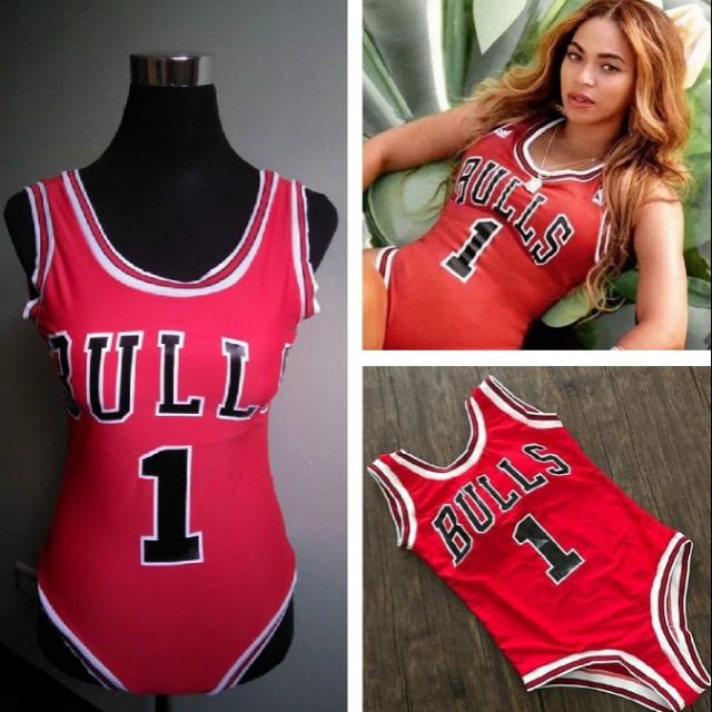 One-piece Beyonce x Chicago Bulls Brazilian Sporty Swimsuit