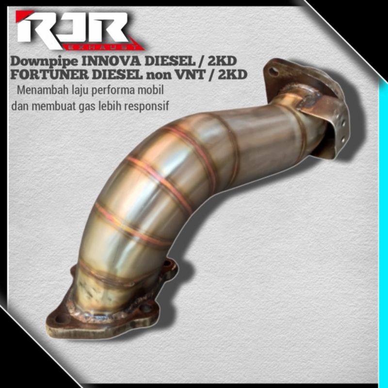 Downpipe INNOVA DIESEL 2KD FORTUNER Old 2KD RJR EXHSUST | Shopee ...
