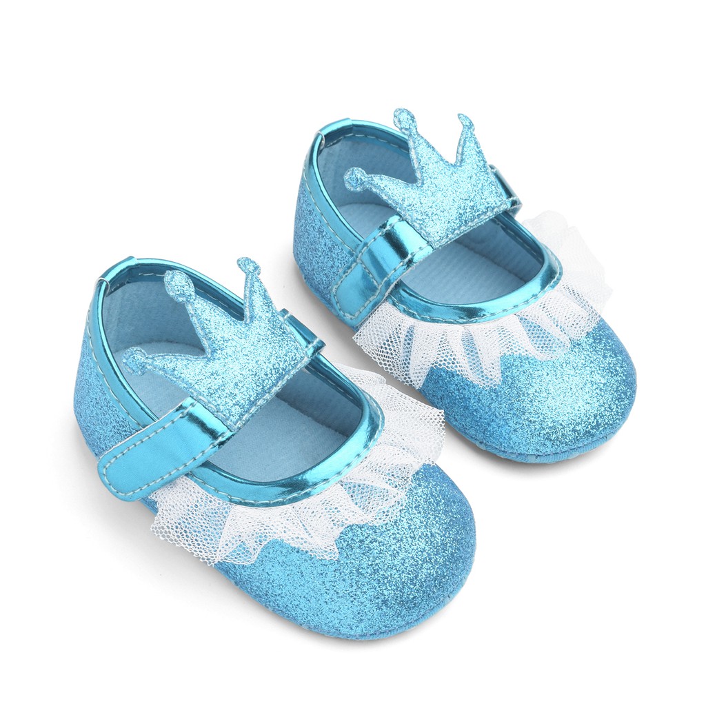 Baby Newborn Girl Shoes Cute AntiSlip Flower Prints Shoes Soft Soled