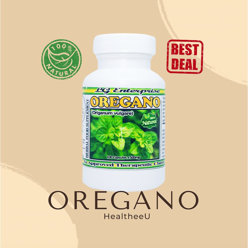 Oreganoanti fungalanti bacterialtreats flu virus100 Capsules 500mg