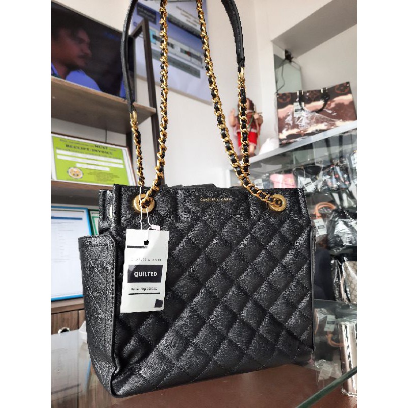 Charles and keith quilted on sale bag