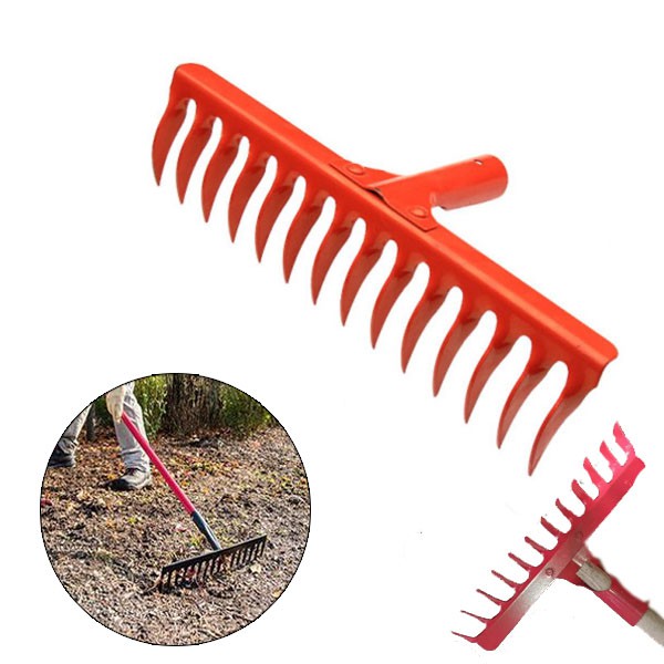 GARDEN RAKE 001- Garden Tools Leaf Rake (12 teeth) | Shopee Philippines