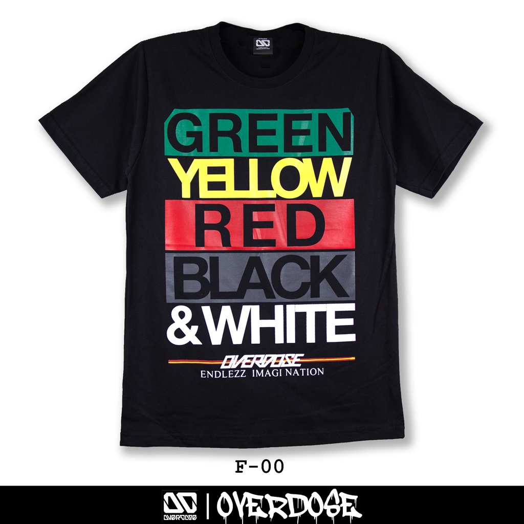 Overdose T-shirt Black Code F-00 (Ovedose) | Shopee Philippines