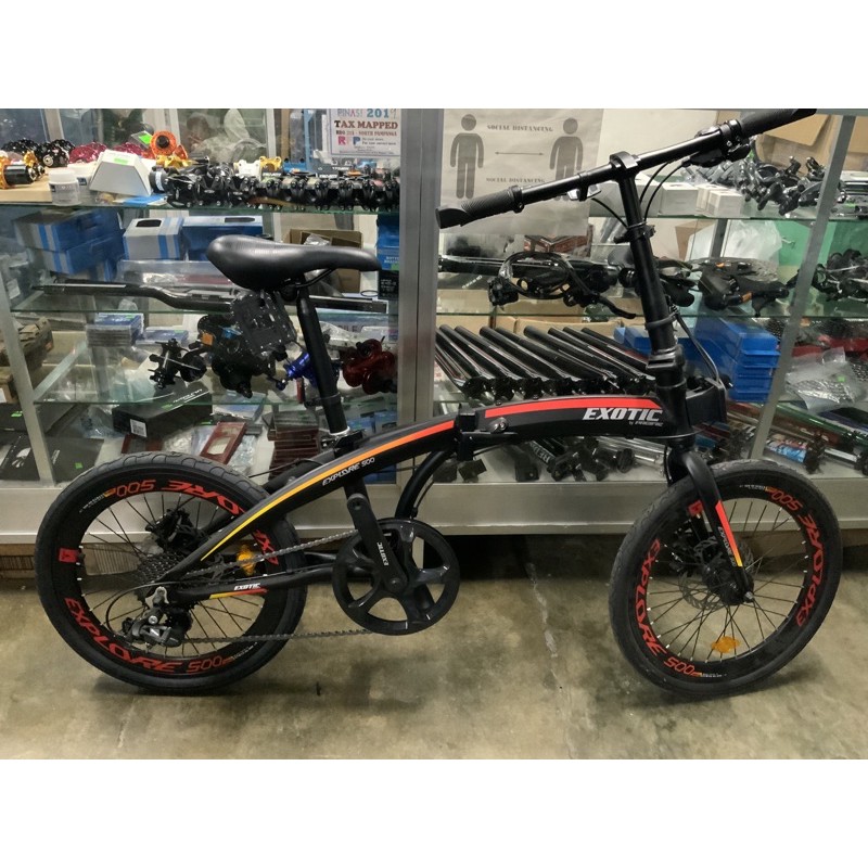 Exotic Flik Folding Bike Folding Bike 20 Exotic By Pacific Full Alloy