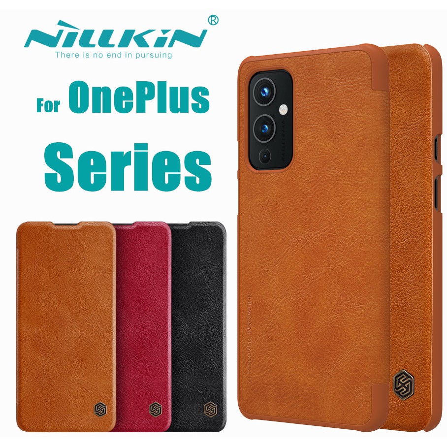 Oneplus 9 9R 8T 7T 7 Pro OnePlus Nord N100 N10 5G NILLKIN QIN LEATHER