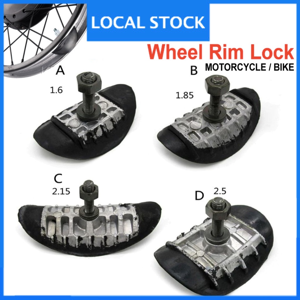 Motorcycle Bike Wheel Rim Lock Tyre Inner Tube Safe Bolt 1.6