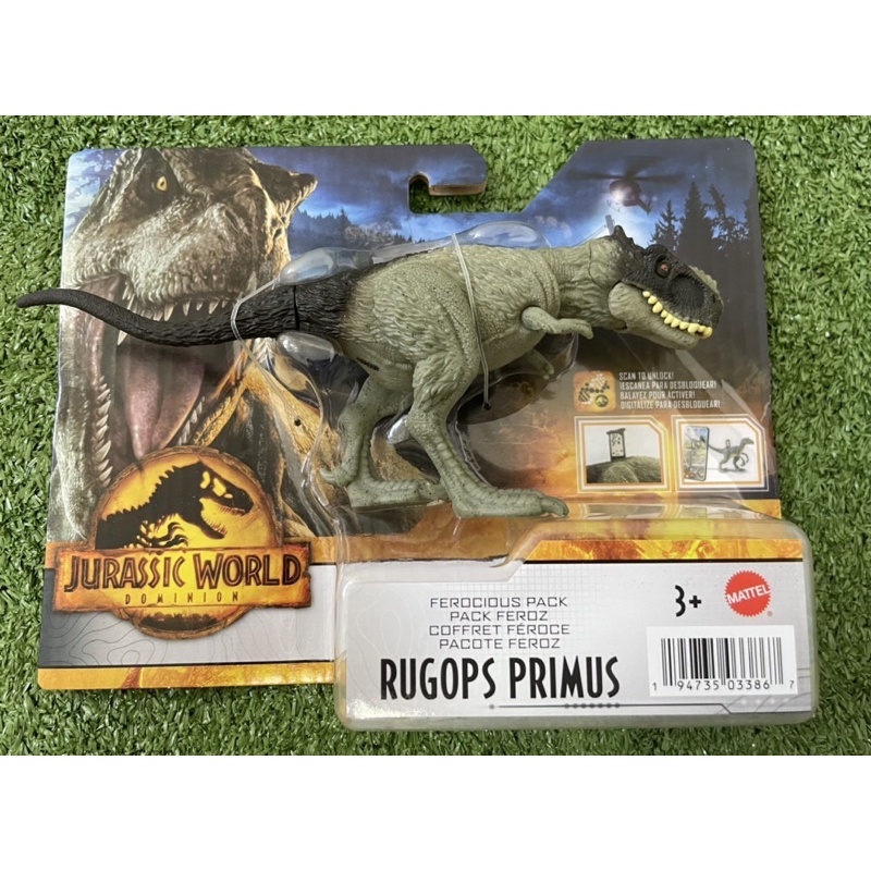 Mattel Jurassic World Dominion Ferocious Pack Rugops Primus | Shopee ...
