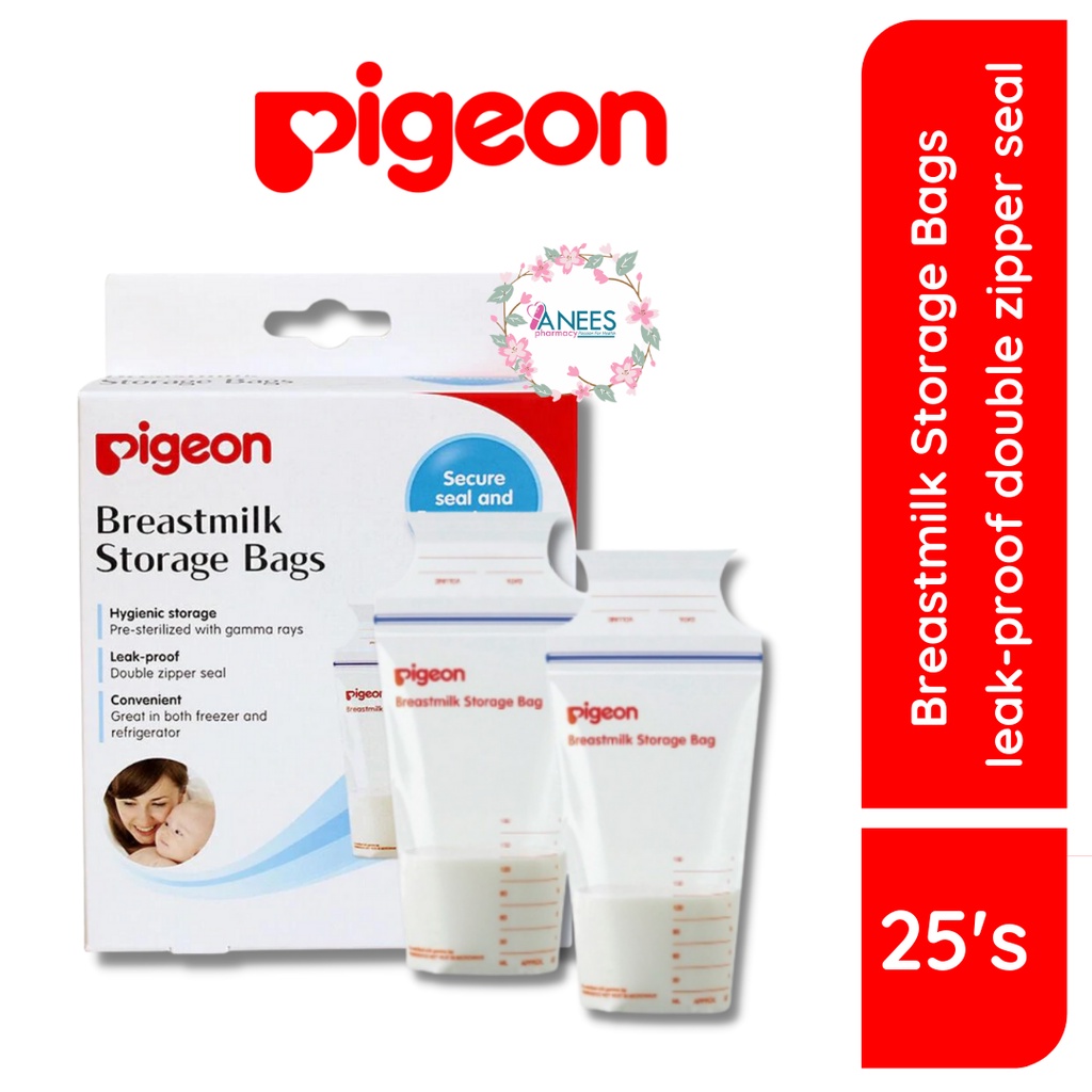 Pigeon Breastmilk Storage Bags 25S