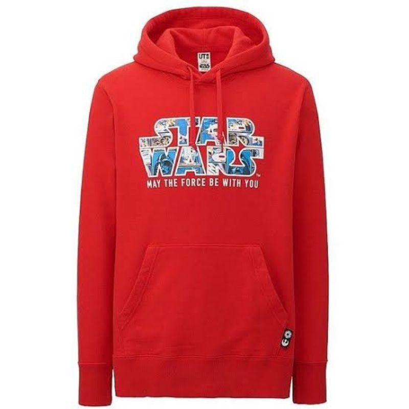 Uniqlo hot sale red hoodie