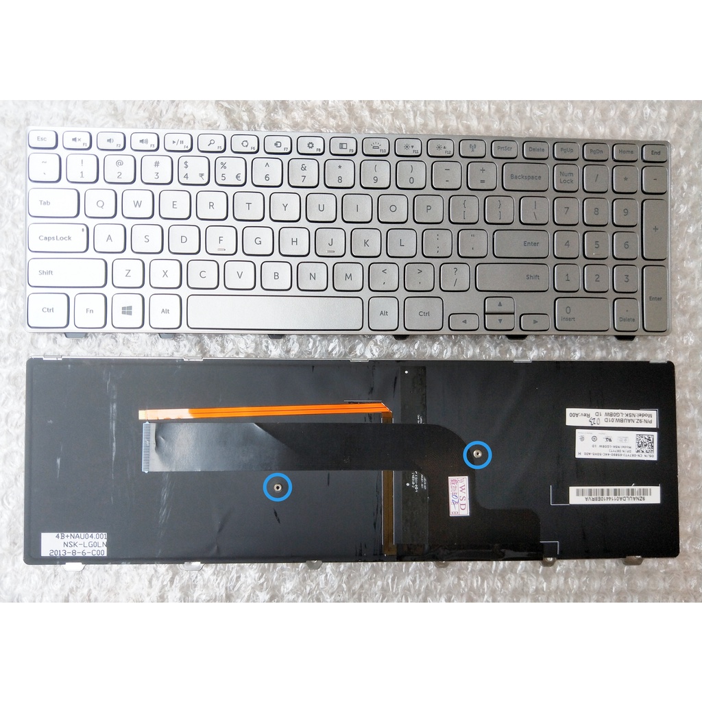 Laptop Keyboard For De11 Inspiron 15 7000 Series 7537 7577 With Backlit Shopee Philippines 2224