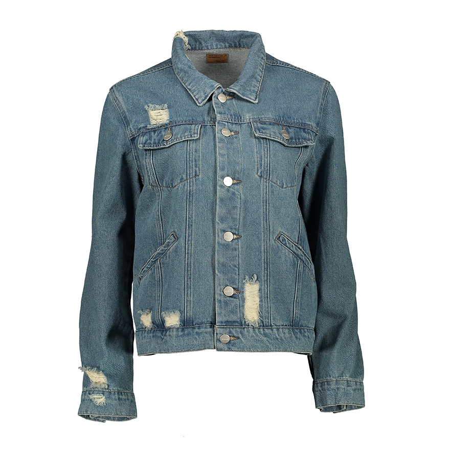 BENCH/ Denim Jacket Medium Denim Blue Shopee Philippines