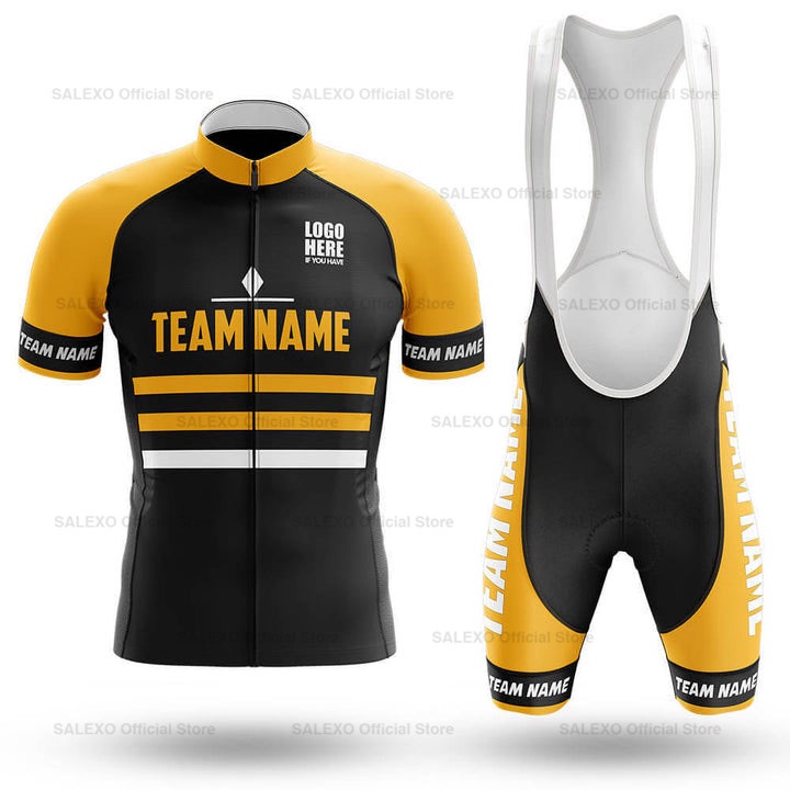 Maillot Cyclisme Manches Courtes CUDRE Multicolore - Homme, Race Fit, Zip Intégral