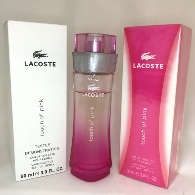 Lacoste touch outlet of pink tester