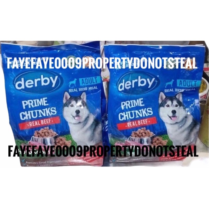 Derby Dog Food Adult 1kg Original packaging Shopee Philippines