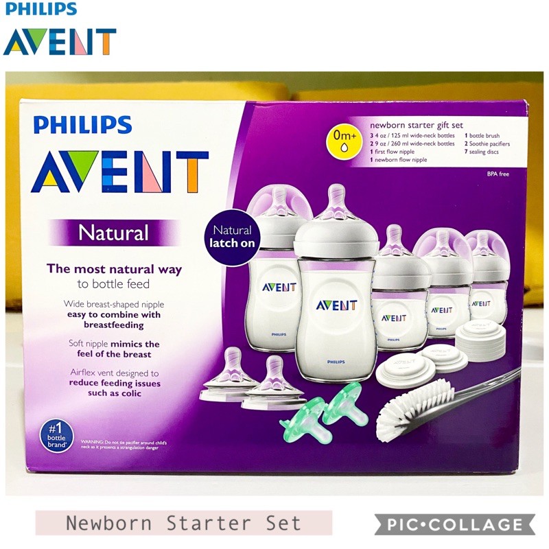 Avent starter hot sale set natural