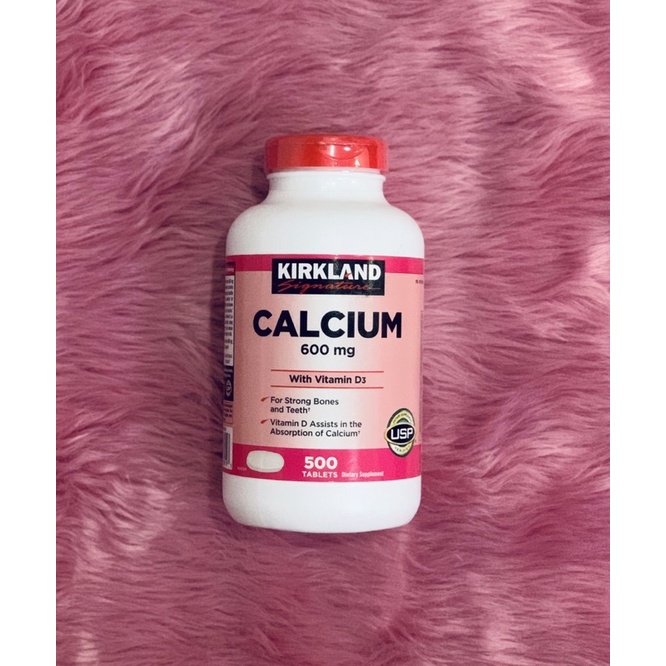 Kirkland Calcium 600ms with Vitamin D3 (500 tablet) Shopee Philippines