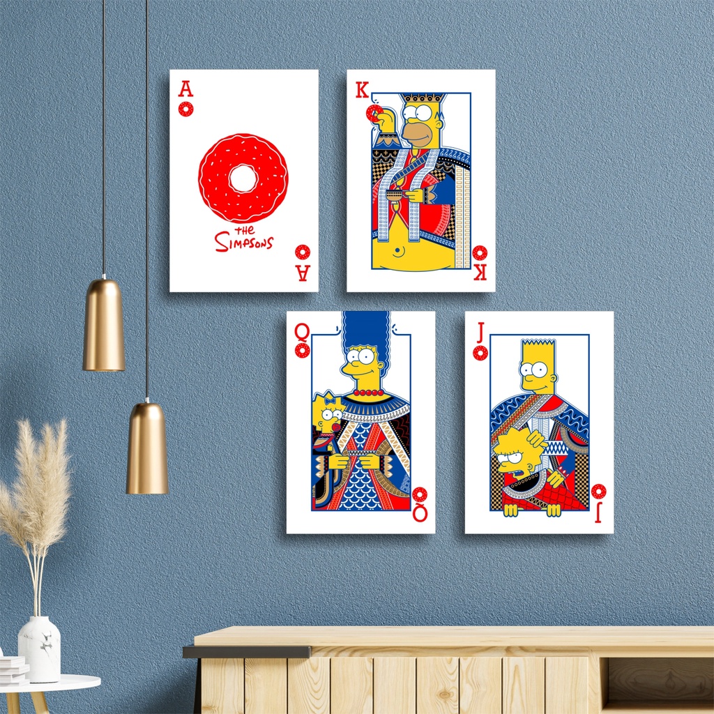 Simpsons Poster Display Wall Decoration Room poker Playing Cards ...