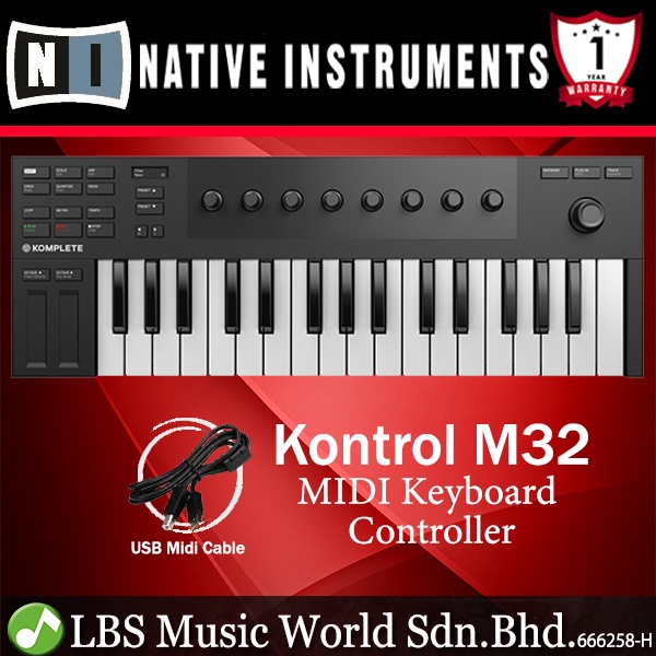 Native Instruments Komplete Kontrol M32 32 Key USB MIDI Keyboard