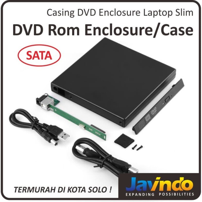 Sata to USB DVD ROM Enclosure / External SATA Laptop DVDROM Caddy Case Shopee Philippines