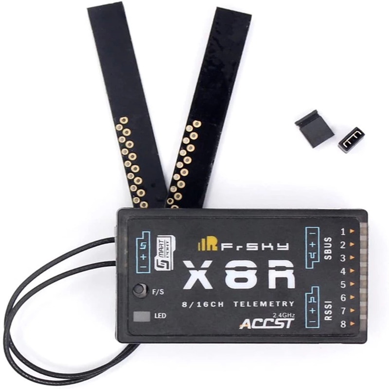 FrSky X8R 2.4G 16CH SBUS Receiver Antenna Smart Port Full Duplex ...