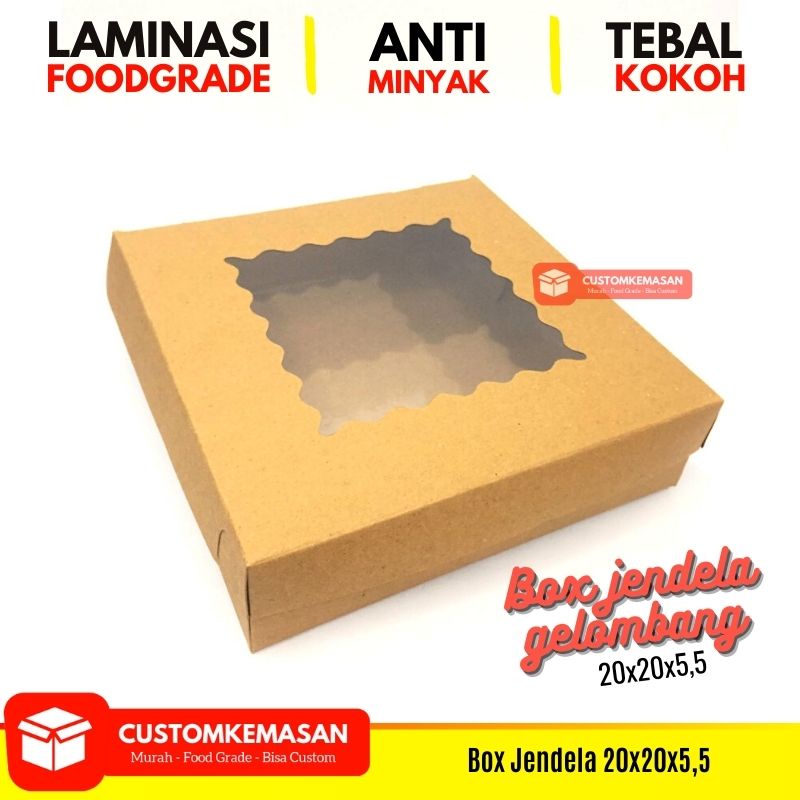 Window Catering Box / Catering Box / Window Box / Rice Box / 20x20x5 ...