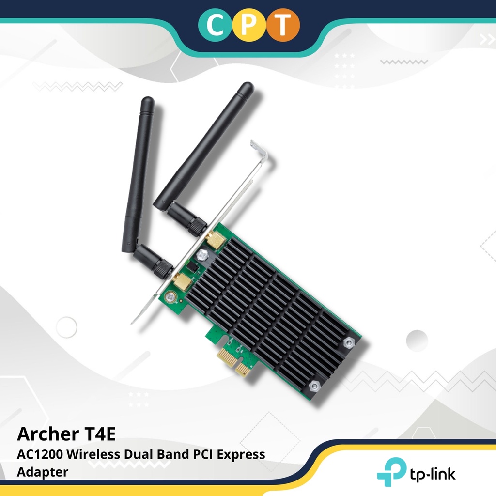 TP-Link Archer T4E AC1200 Wireless Dual Band PCI Express Adapter ...