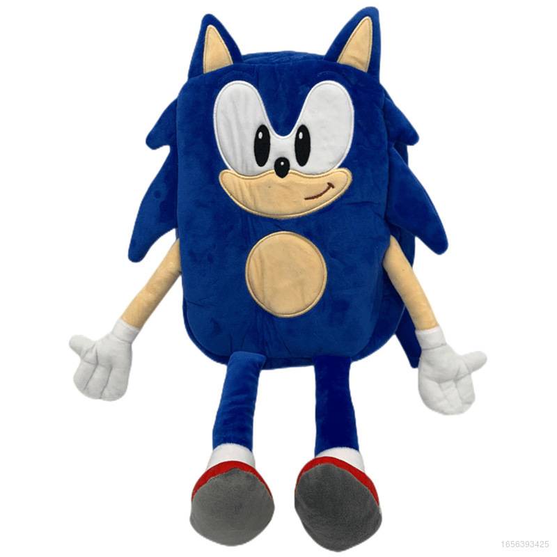Ellen Sonic the Hedgehog Cartoon Plush Bag School Gift For Kids Student