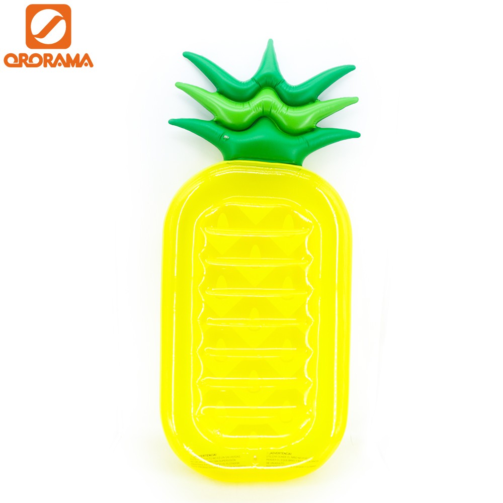 Inflatable Floating Row Pool Pineapple Air Bed Water Sports Lounger