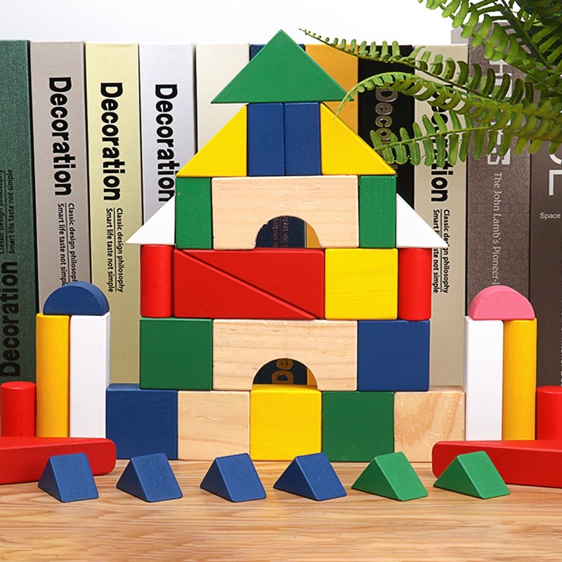 Colorful building hot sale blocks