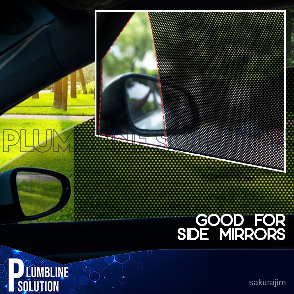 4pcs Sun Shield Electrostatic Film Car Sun Protection No Sticky Residue