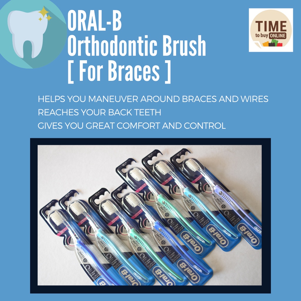 Oral-B Orthodontic [Ortho] Toothbrush (For Braces) | Shopee Philippines