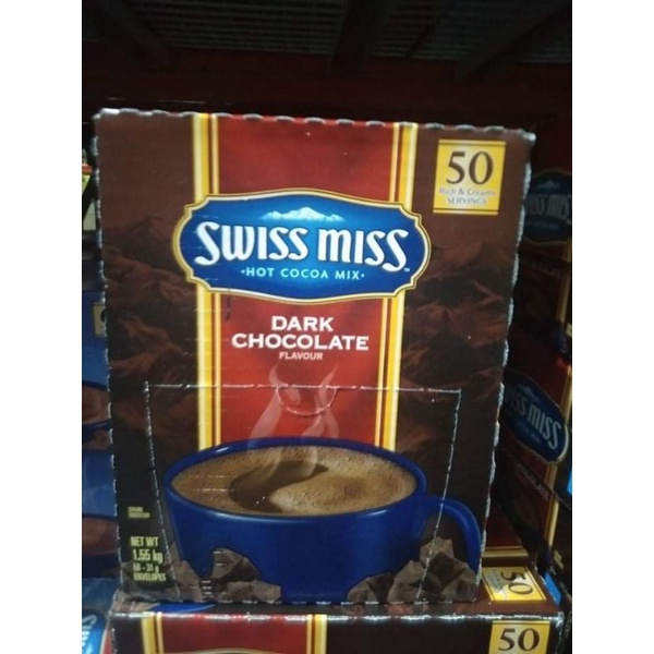 Swiss Miss Dark Chocolate 50 sachet Shopee Philippines