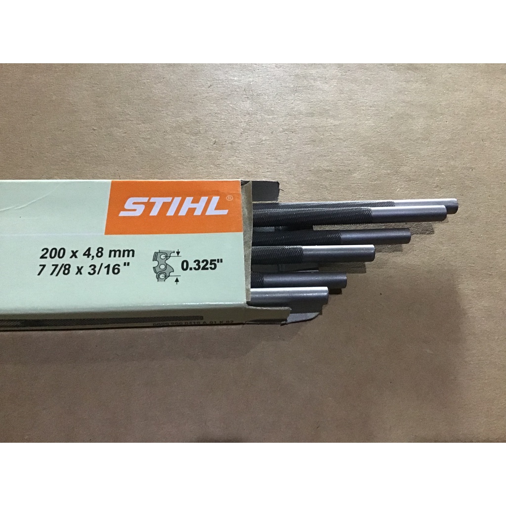 STIHL Round File 3/16 commonly used for 070 chainsaw (6 PIECES PACK) Shopee Philippines