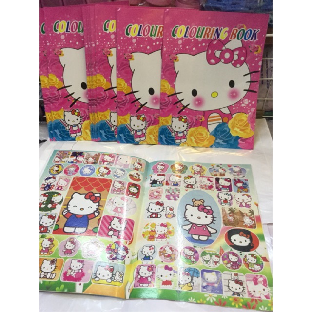 Coloring Sticker Book Big | Shopee Philippines