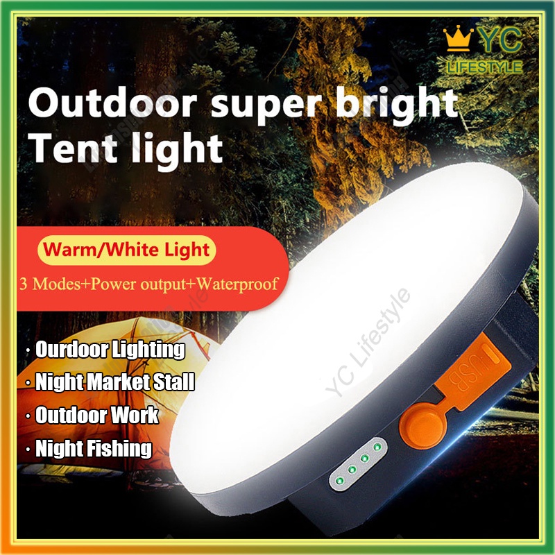 White/Warm 9900mah Portable Light High Power Rechargeable LED ...