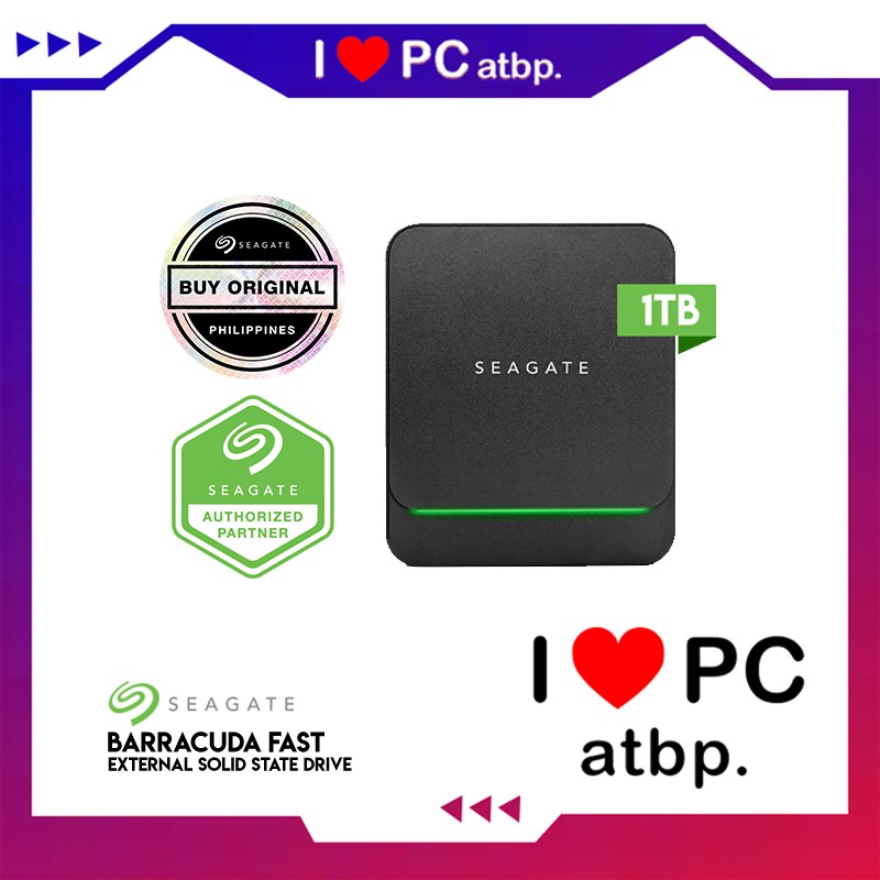 Seagate BarraCuda Fast SSD 1TB Portable External Solid State Drive (Type C) Shopee Philippines