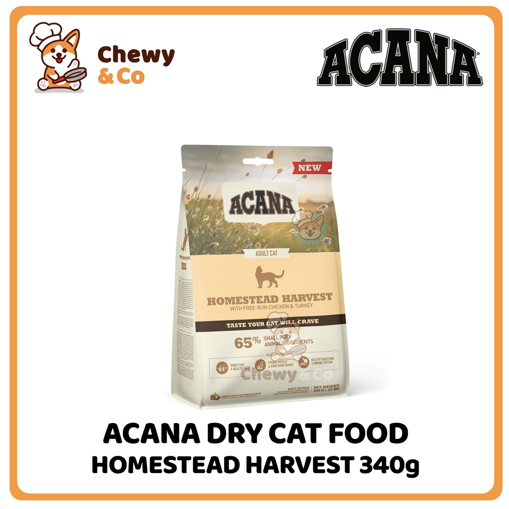 Acana Homestead Harvest Adult Cat Dry Food 340g Shopee Philippines