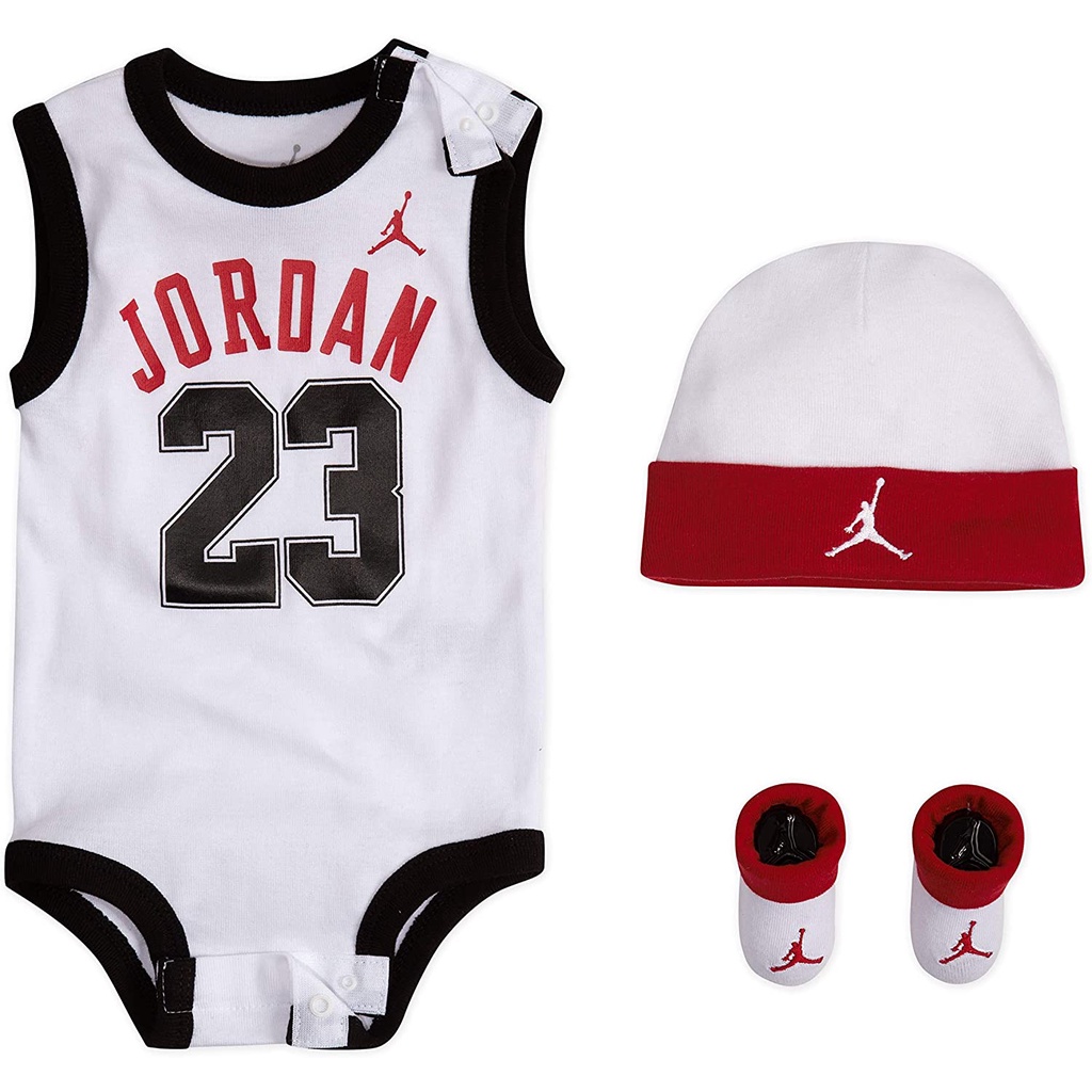 Newborn Baby Boy Clothing Baby 3Piece Set Jersey Basketball Infant Romper Cotton Sleeveless