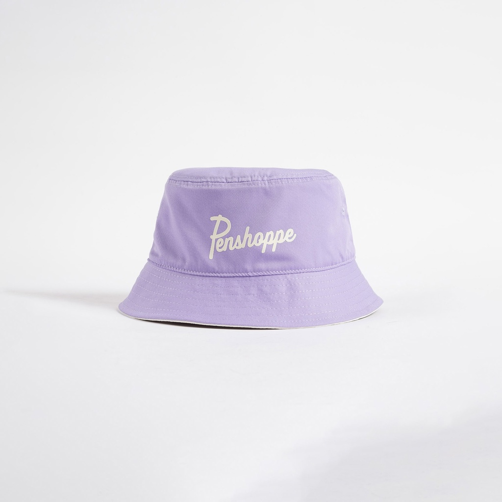 Penshoppe Essentials Reversible Bucket Hat For Women Lavender