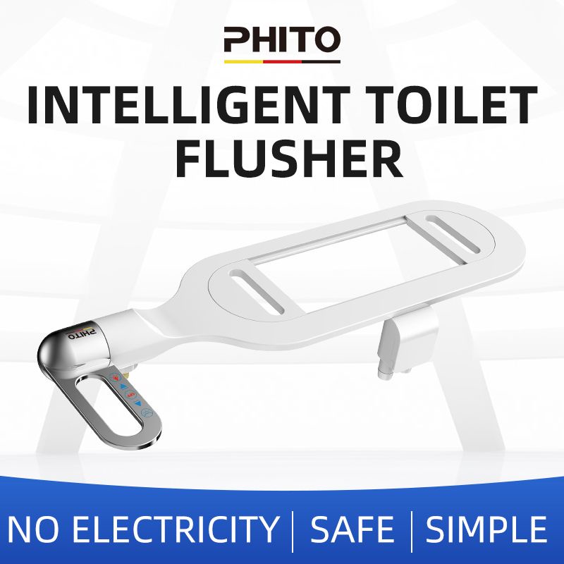 Phito Toilet Bidet Bathroom Non Electric Bidet Touch Style Hand Free ...