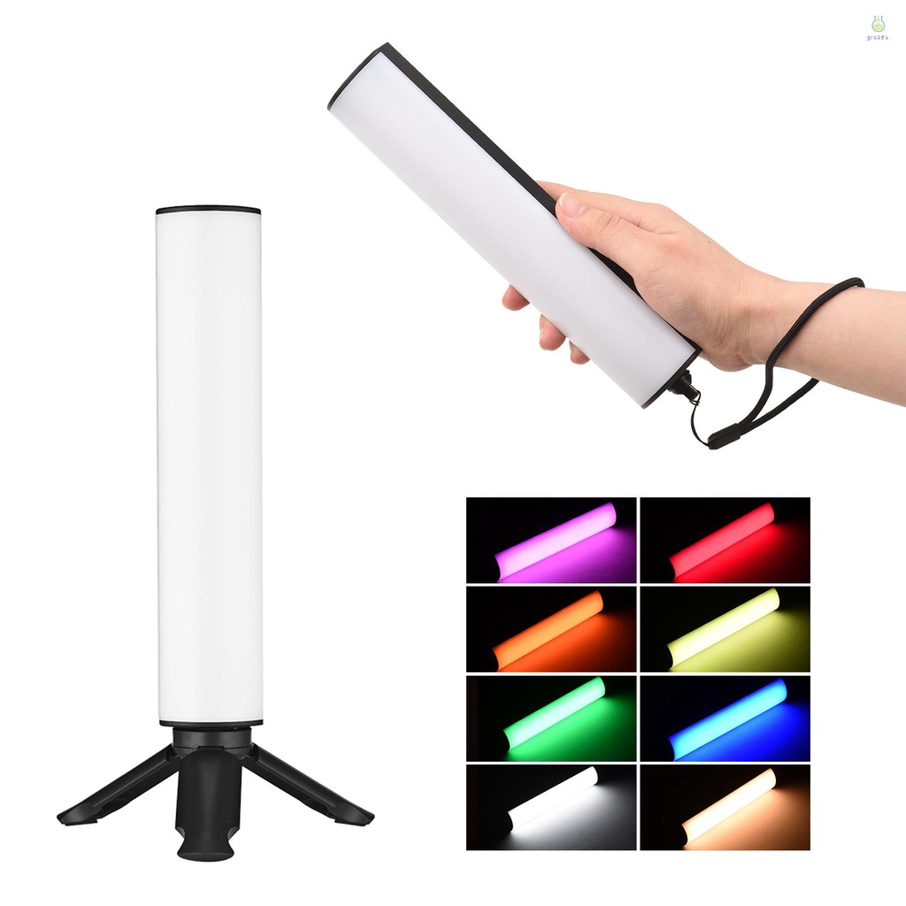 Andoer W200RGB Portable LED Video Light Rechargeable RGB Fill Light