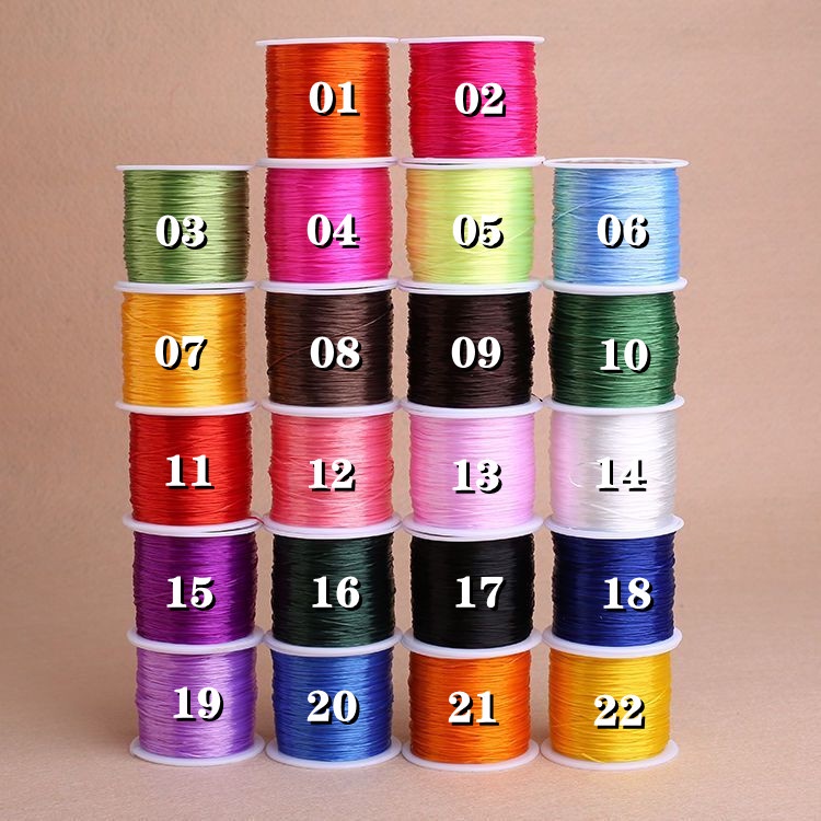 50Meters Elastic Thread Rope DIY Handmade Stone Crystal Jewelry Making ...